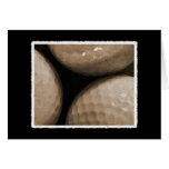 Boules de golf #7 cartes de vœux