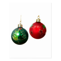 Boules de tintement carte postale