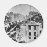 Boulevard du Temple Paris France 1838 Magnets