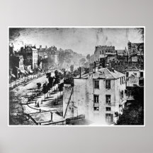 Boulevard du Temple Paris France 1838 Posters