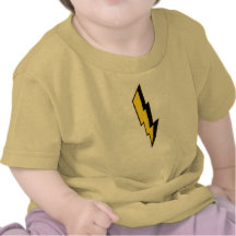 Boulon de foudre d'enfants t-shirts