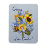 Bouquet de tournesol d'été - personnaliser magnet en vinyle