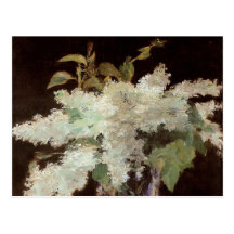 Bouquet des lilas - carte postale