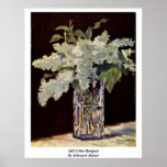 Bouquet encore lilas par Edouard Manet Poster