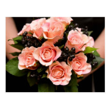 Bouquet nuptiale carte postale