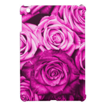 Bouquet rose assez magenta de fleur de roses