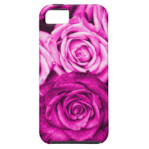Bouquet rose assez magenta de fleur de roses coque iPhone 5 Case-Mate