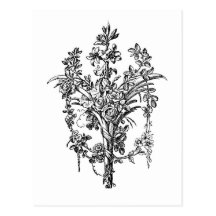 Bouquet rose de Français Carte Postale