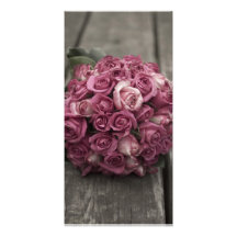 Bouquet rose photocartes