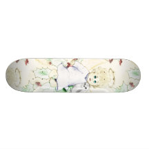 Bourrasque des anges de Noël Skateboard Customisable