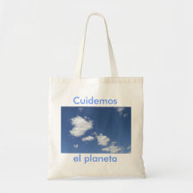 Bourse écologique ciel et nuages sacs fourre-tout