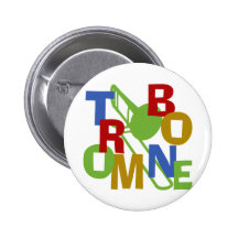 Bousculade de trombone pin's