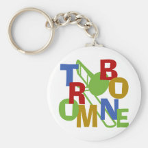 Bousculade de trombone porte-clefs