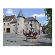 Boussac, carte postale de la Creuse, France