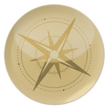 Boussole Assiette Pour Soirée