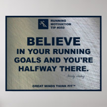 Bout courant #050 de motivation poster