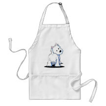 Bout pelucheux Westie Tabliers