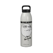 Bouteille admise par défi