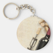 Bouteille de vin porte-clef