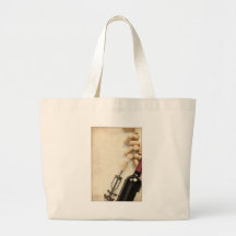 Bouteille de vin sac de toile