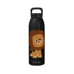 Bouteille d'eau avide mignonne de lion de bande de bouteilles