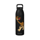 Bouteille d'eau chevauchante de girafe de bande de bouteilles