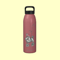 Bouteille d'eau de caniche bouteilles