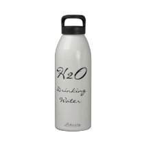 Bouteille d'eau de ~ d'eau potable de H2O