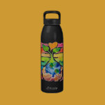 Bouteille d'eau de devenez écolo de planète de jou bouteilles