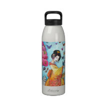 Bouteille d'eau de papillon de geisha de Maiko d'é