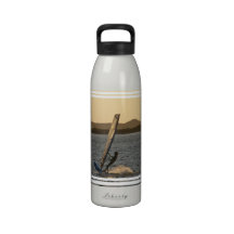 Bouteille d'eau d'image de planche à voile