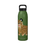 Bouteille d'eau heureuse mignonne de Smilodon de b bouteilles