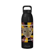 Bouteille d'eau Meme de rat