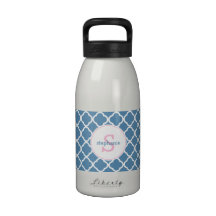Bouteille d'eau réutilisable de Quatrefoil de myrt