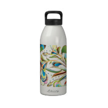 Bouteille florale magique de liberté des eaux