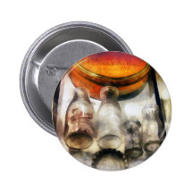 Bouteilles à lait badge avec épingle