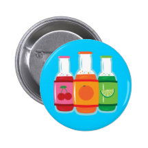 Bouteilles de soda badge