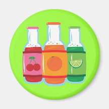 Bouteilles de soda magnets