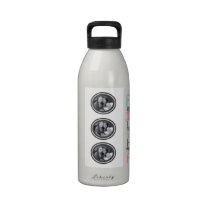 Bouteilles d'eau d'amis bouteilles