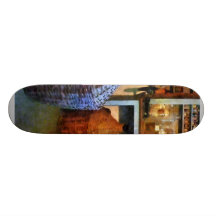 Bouteilles et paniers de médecine plateaux de skateboards customisés
