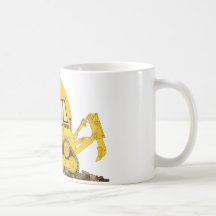 Bouteur jaune Sun Mugs