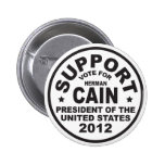 Bouton 2012 d'élection de Herman Caïn de soutien Pin's