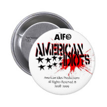 Bouton américain d'idiots pin's