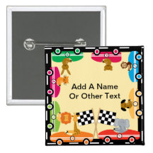 Bouton animal fait sur commande de coureurs pin's avec agrafe