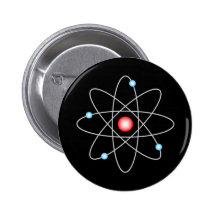 Bouton atomique pin's avec agrafe