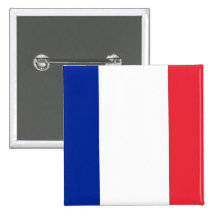 Bouton avec le drapeau de la France Badge Avec Épingle