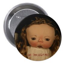 Bouton Bella de bébé de janv. Shackelford Badges Avec Agrafe