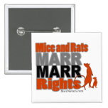 Bouton carré de logo de MARR Pin's