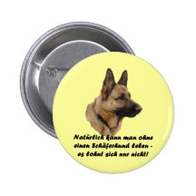 Bouton « chien de berger " badge