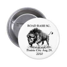 Bouton commémoratif de tour de ville de prairie badge
